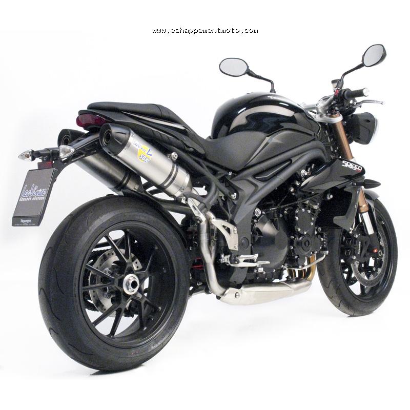 echappement moto TRIUMPH Speed triple 1050 2011 LEOVINCE LV ONE FD-8512_2